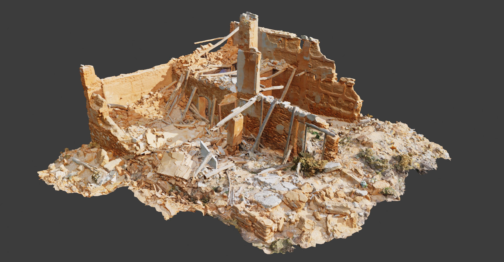 Building Ruins Collection PBR Scanned  _1