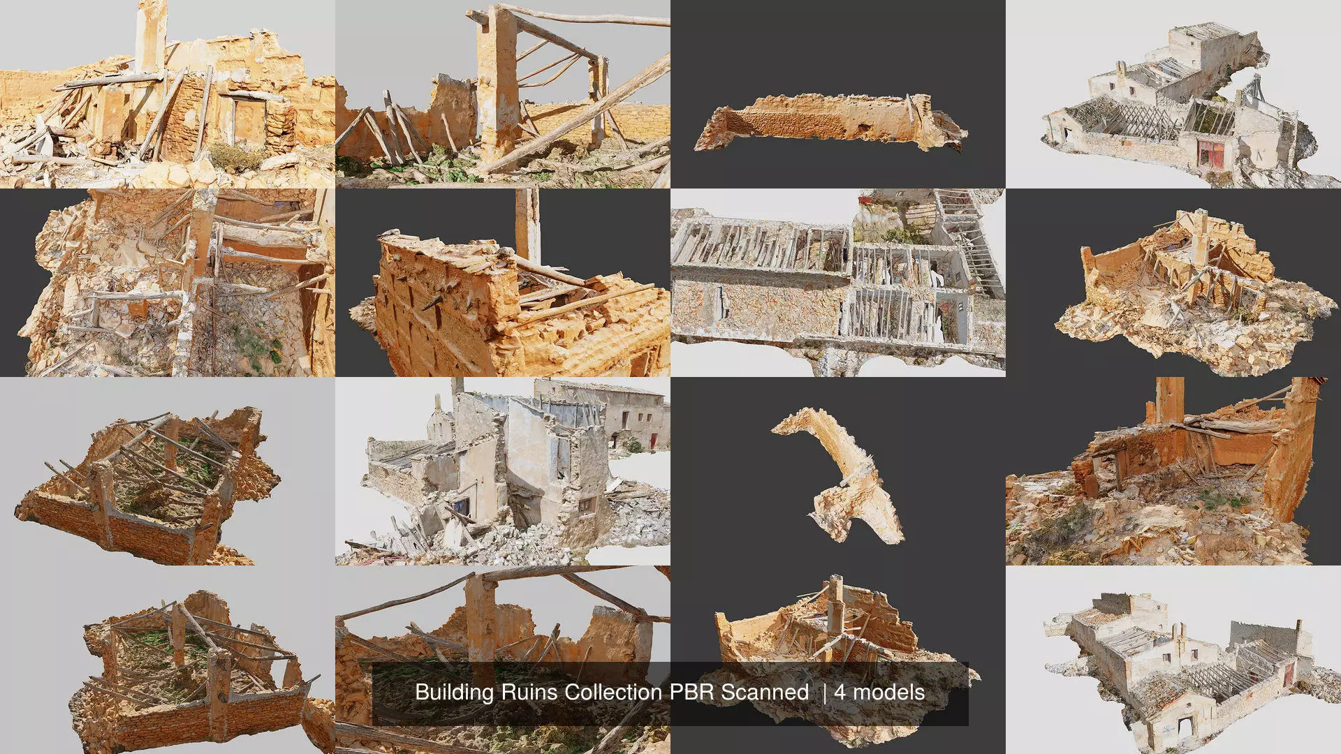 Building Ruins Collection PBR Scanned  _0