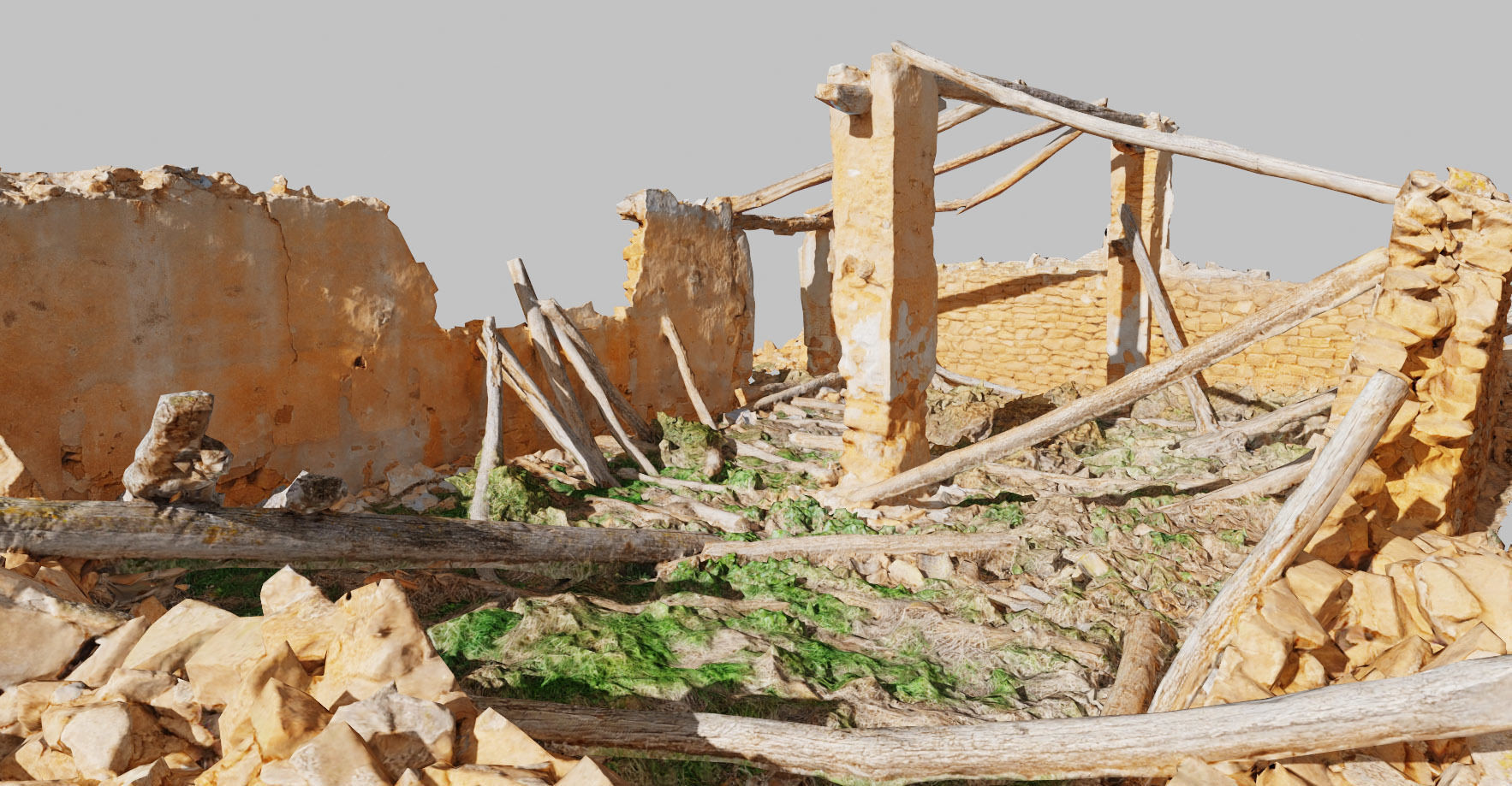 Building Ruins Collection PBR Scanned  _19