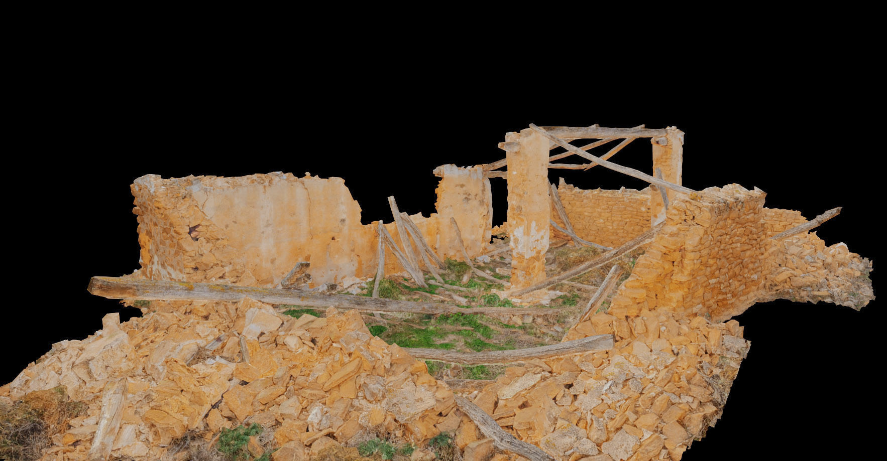 Building Ruins Collection PBR Scanned  _21