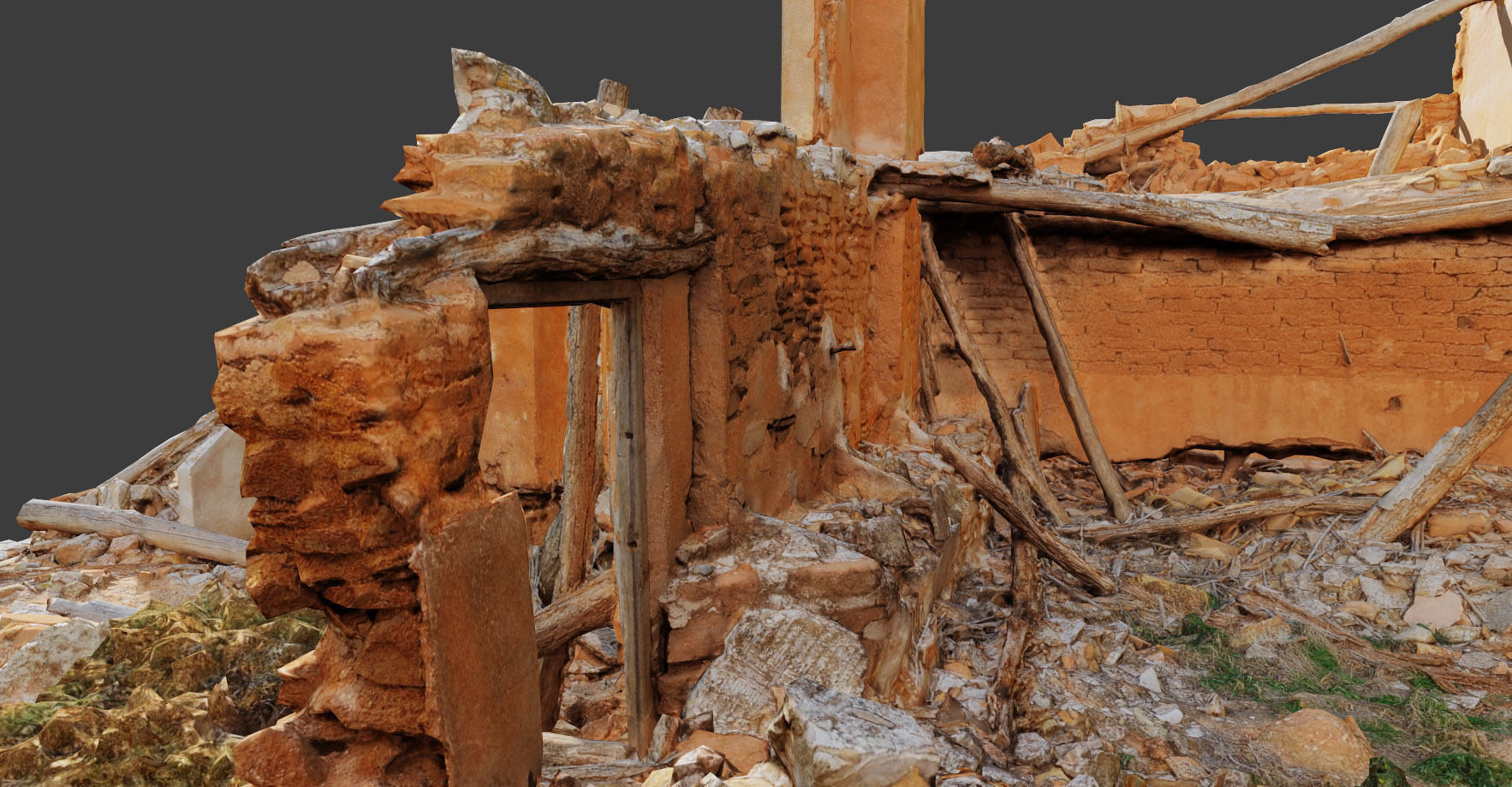 Building Ruins Collection PBR Scanned  _16