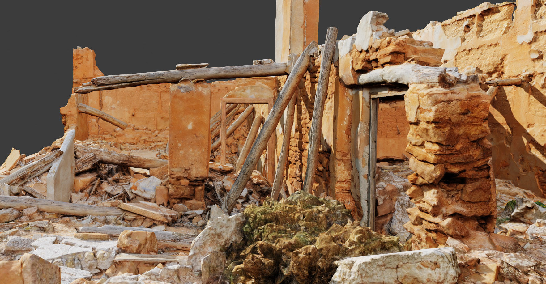 Building Ruins Collection PBR Scanned  _14