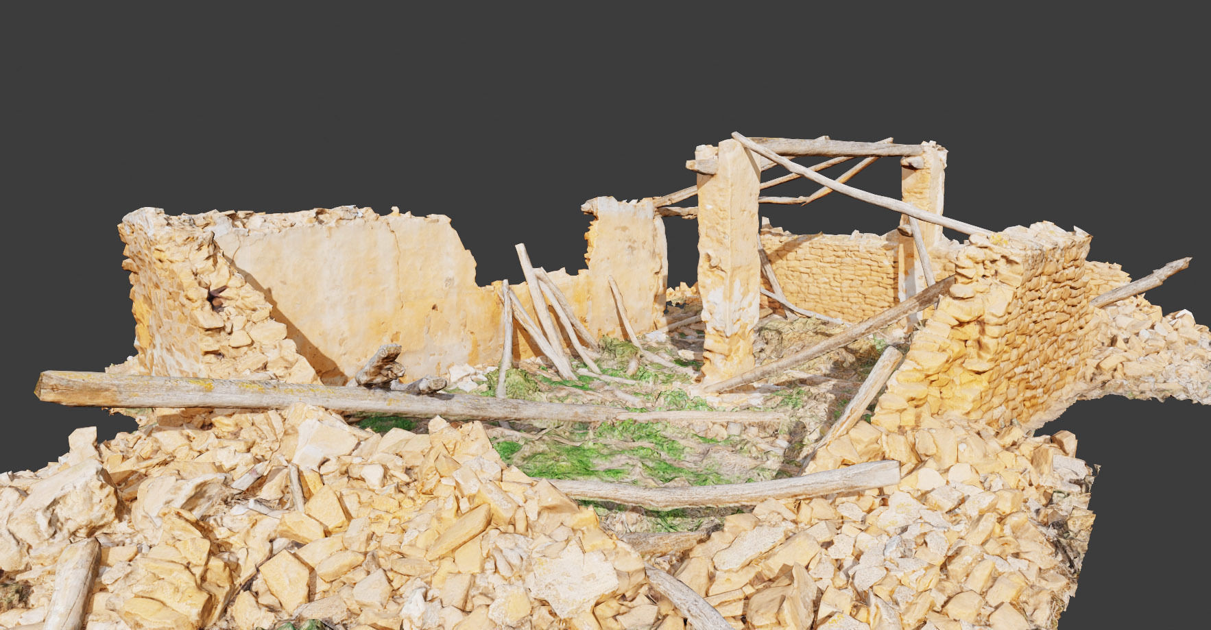 Building Ruins Collection PBR Scanned  _24