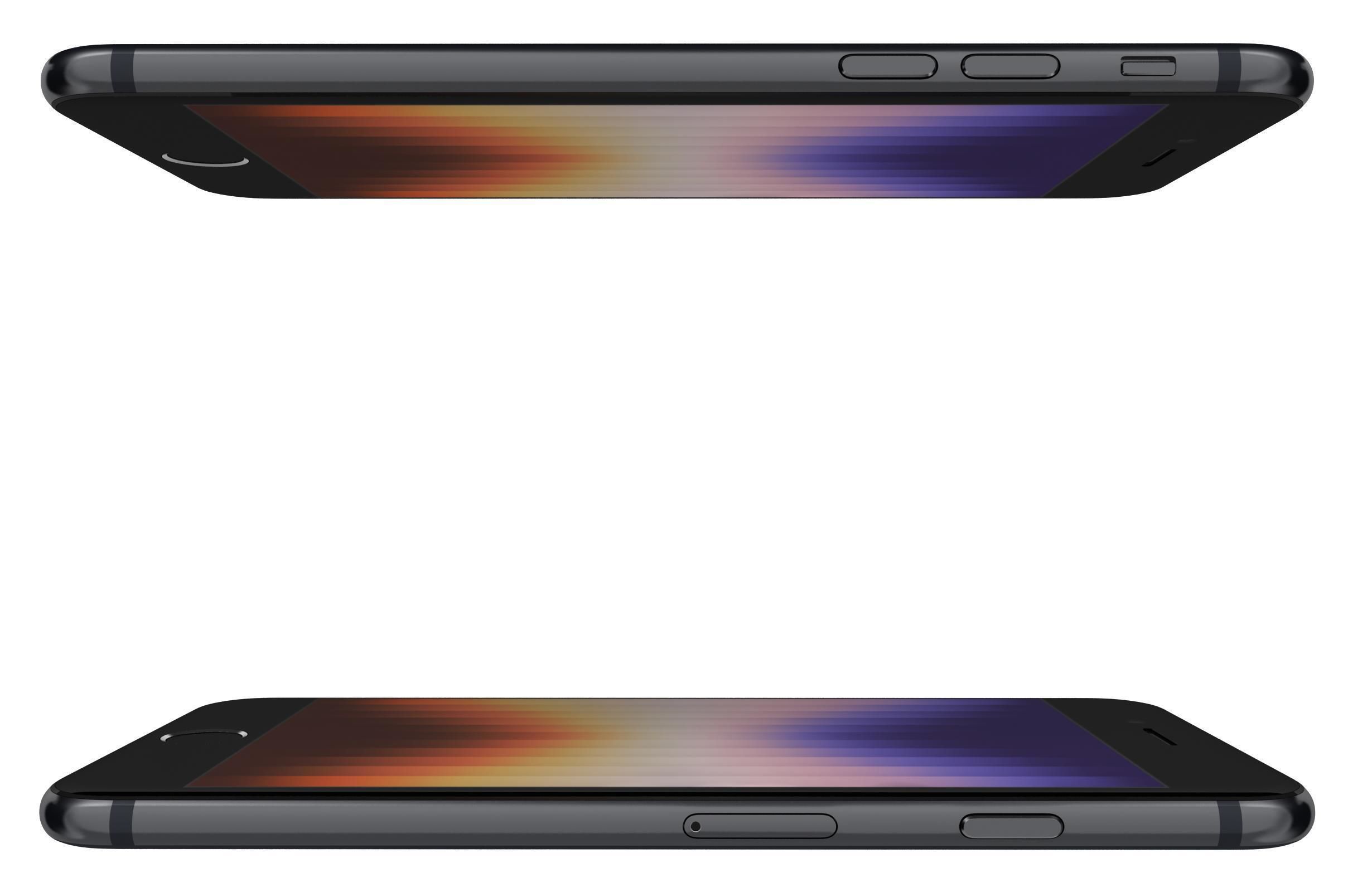 Apple iPhone SE 2022 All Colors Low-poly 3D model_21