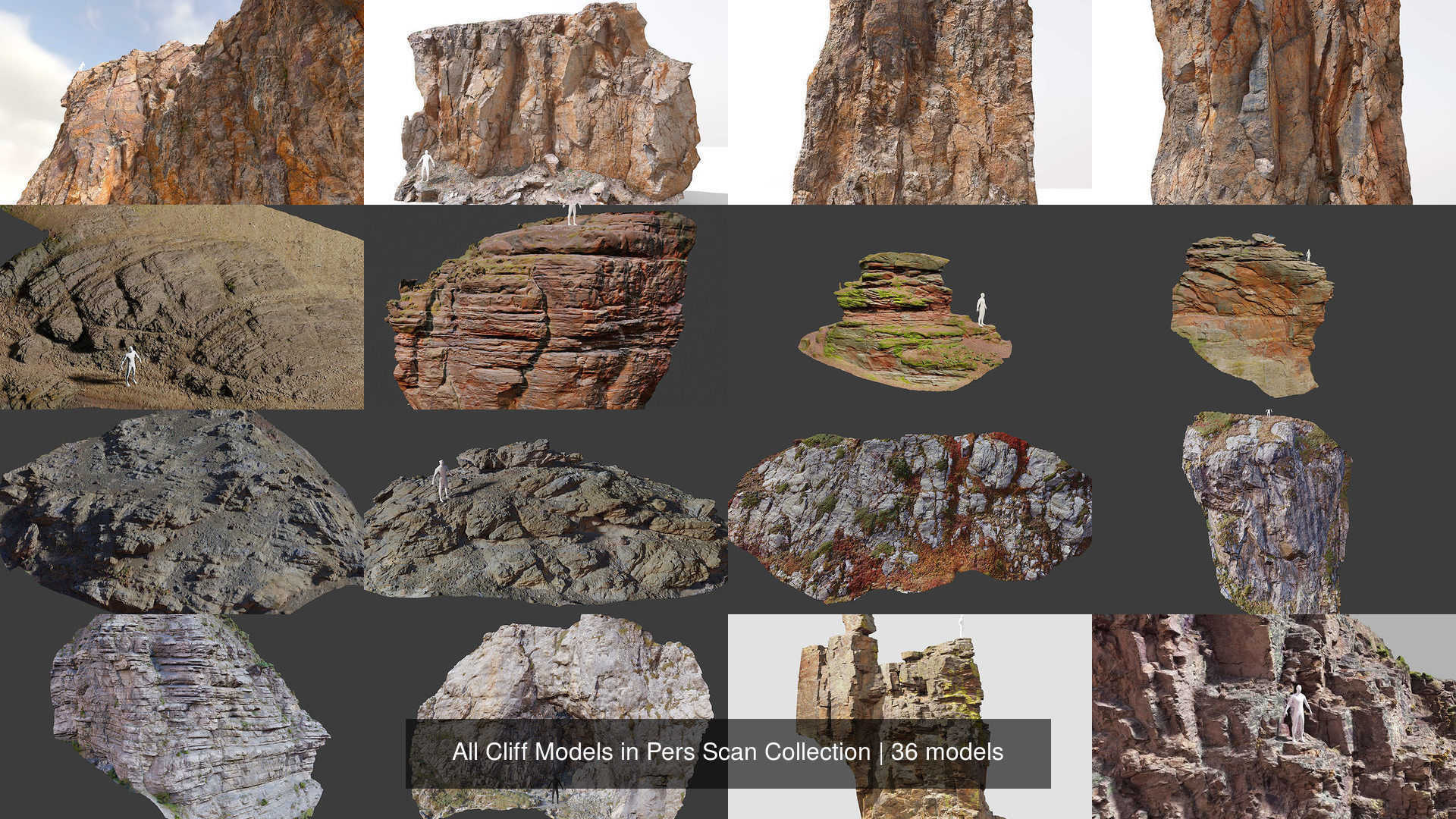 Cliff 3D Models in Pers Scan Collection _2