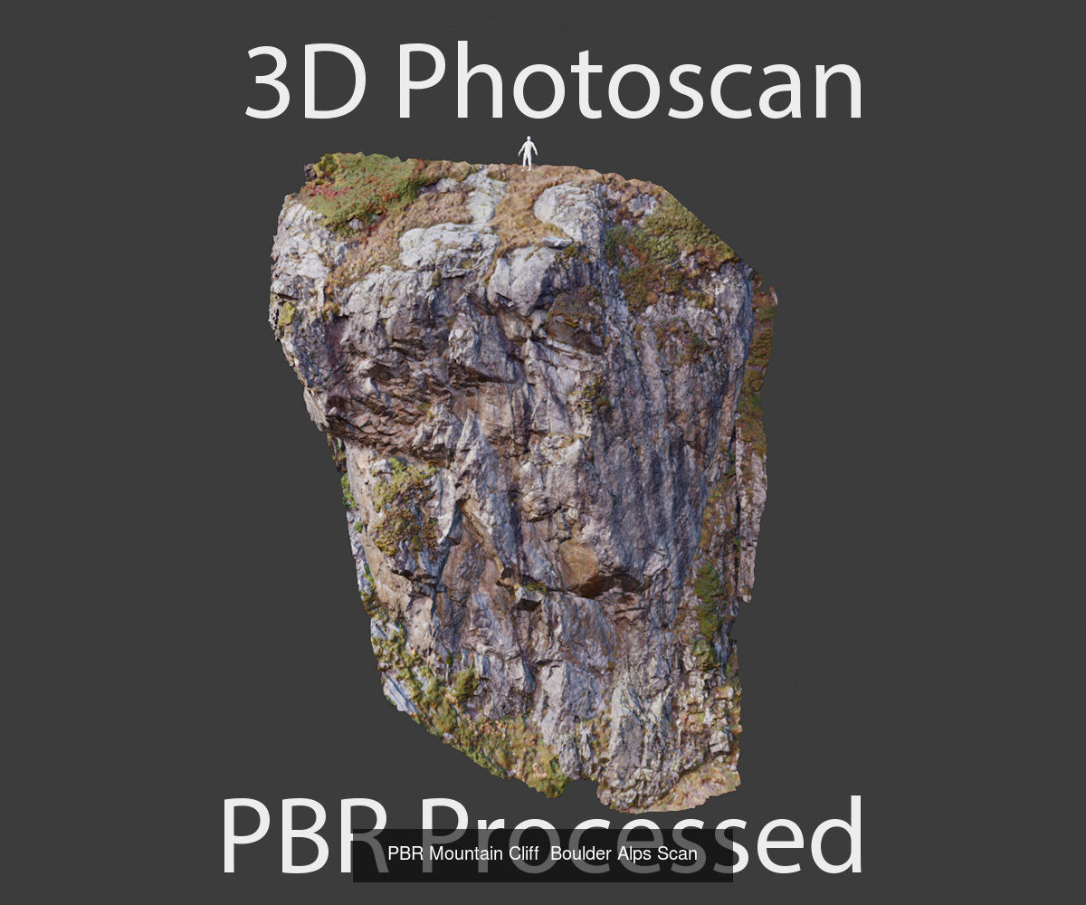 Cliff 3D Models in Pers Scan Collection _14
