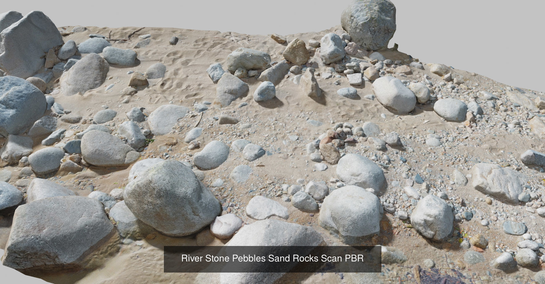 River Coast Stone Collection PBR Scan  _1