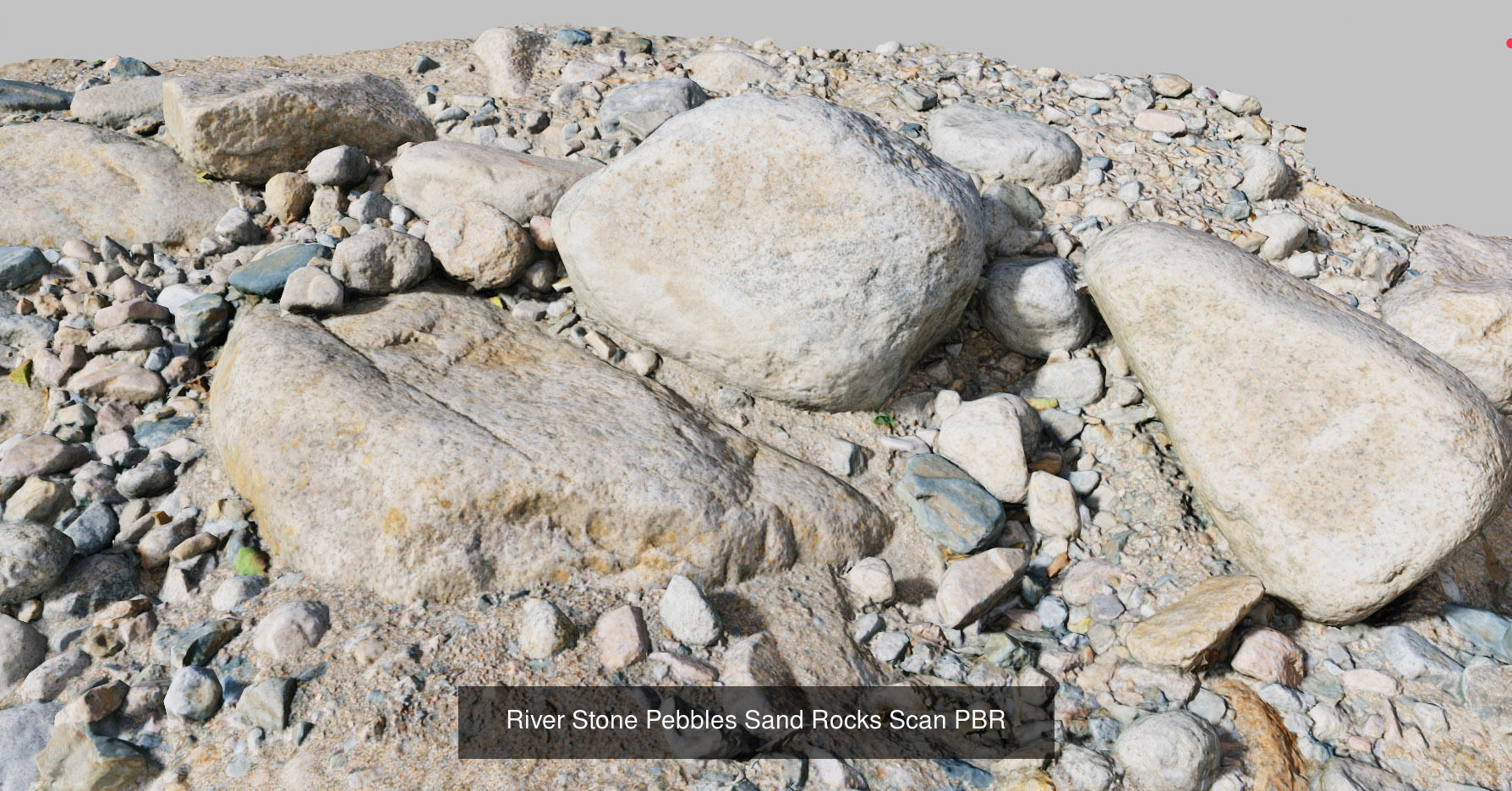 River Coast Stone Collection PBR Scan  _3
