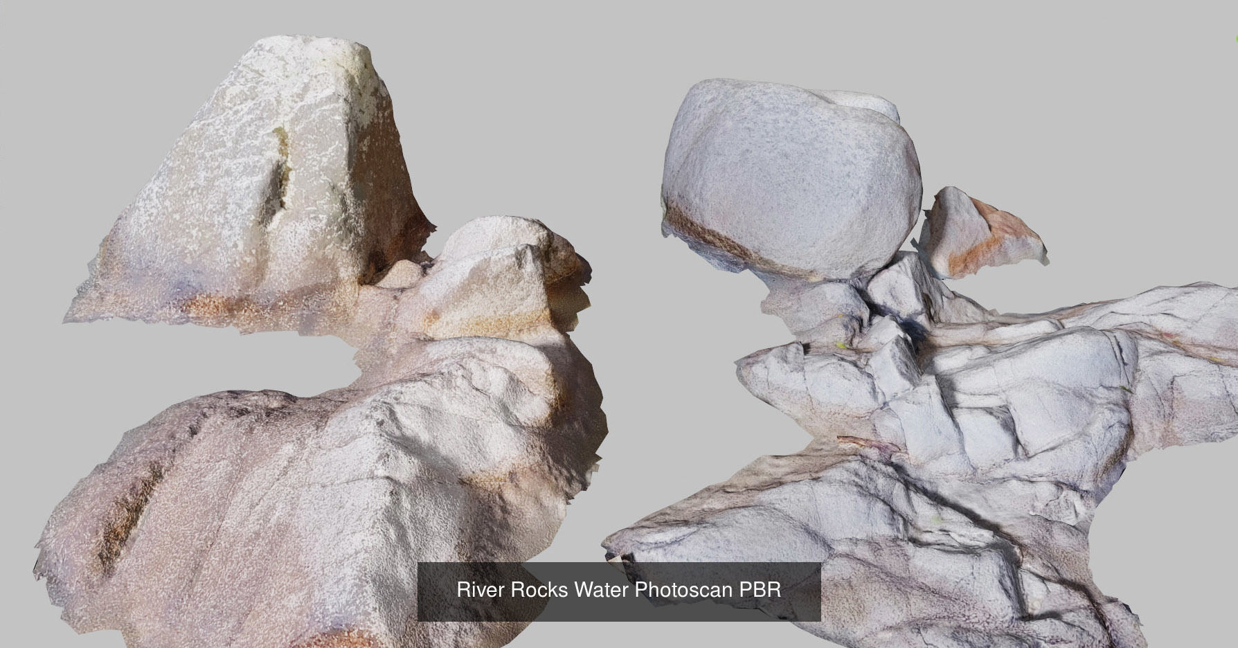 River Coast Stone Collection PBR Scan  _2