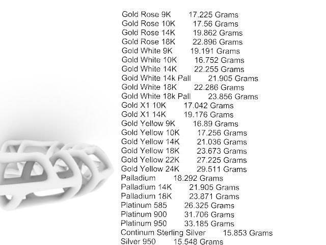 3 designs lattice bangle stl verified  3D print model_28
