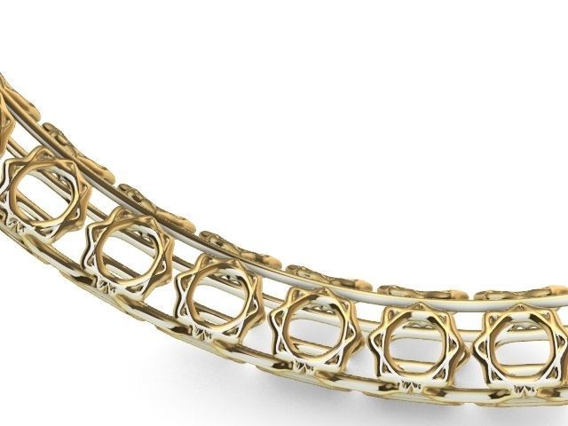 3 designs lattice bangle stl verified  3D print model_19