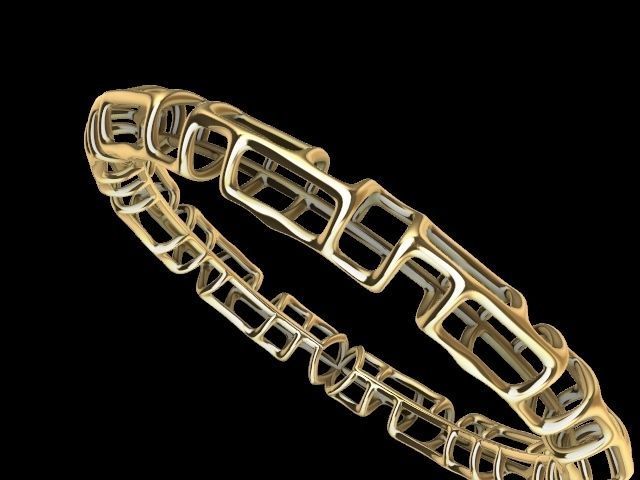 3 designs lattice bangle stl verified  3D print model_38