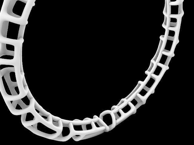 3 designs lattice bangle stl verified  3D print model_30