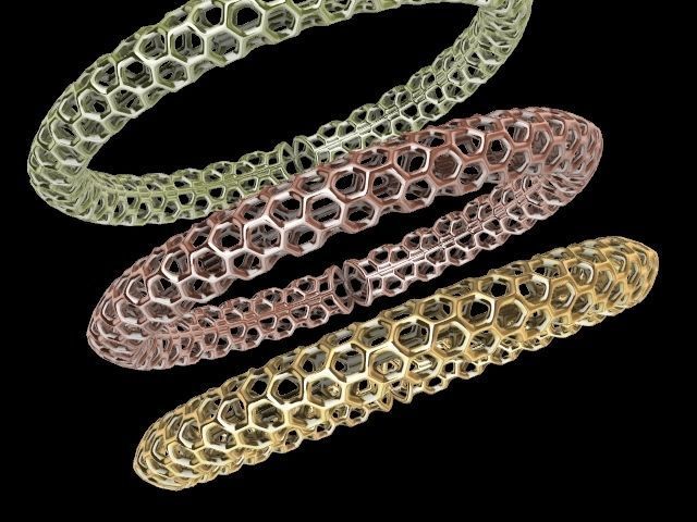 3 designs lattice bangle stl verified  3D print model_12