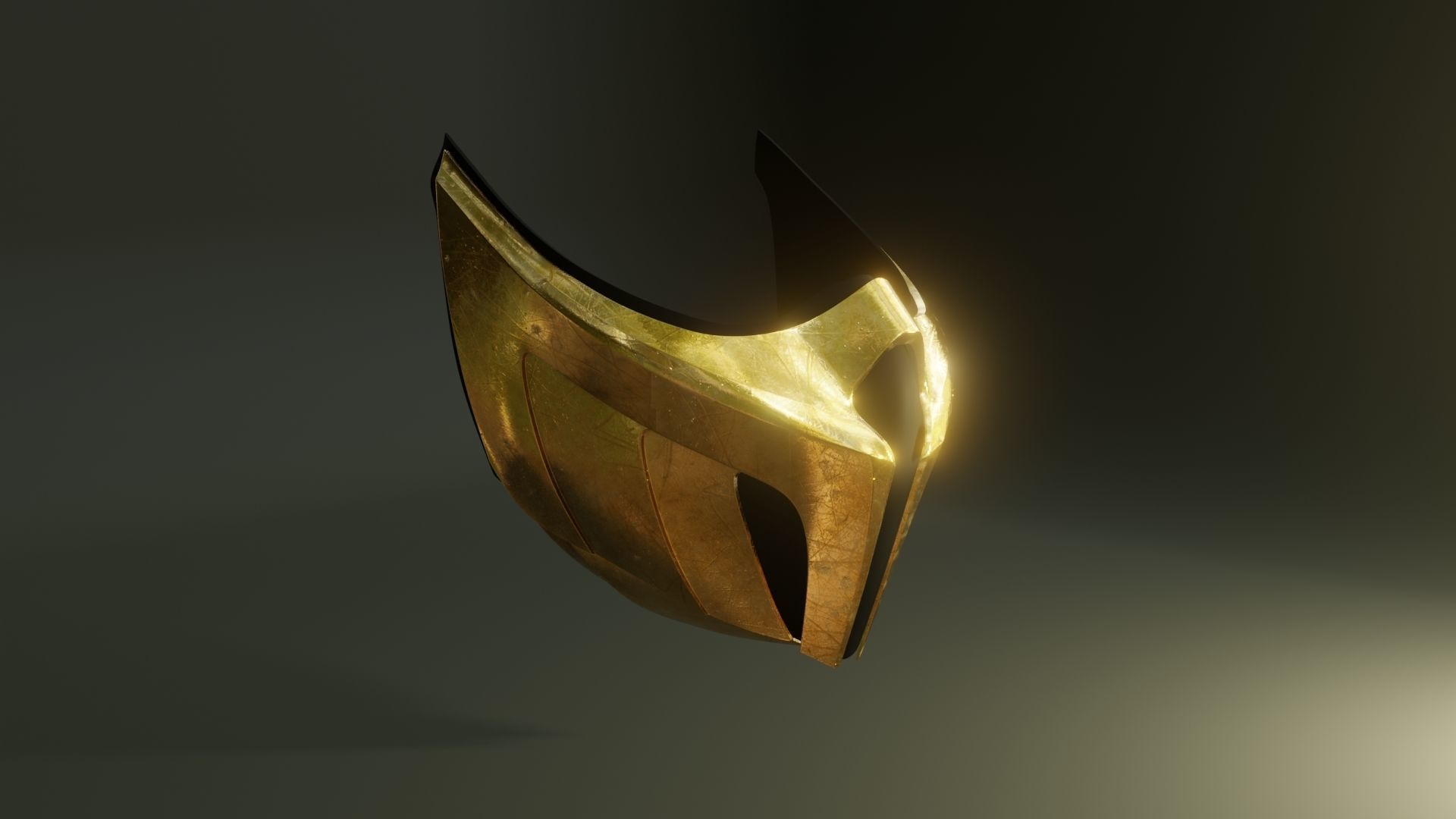 MK Scorpion Mask Low-poly 3D model_6
