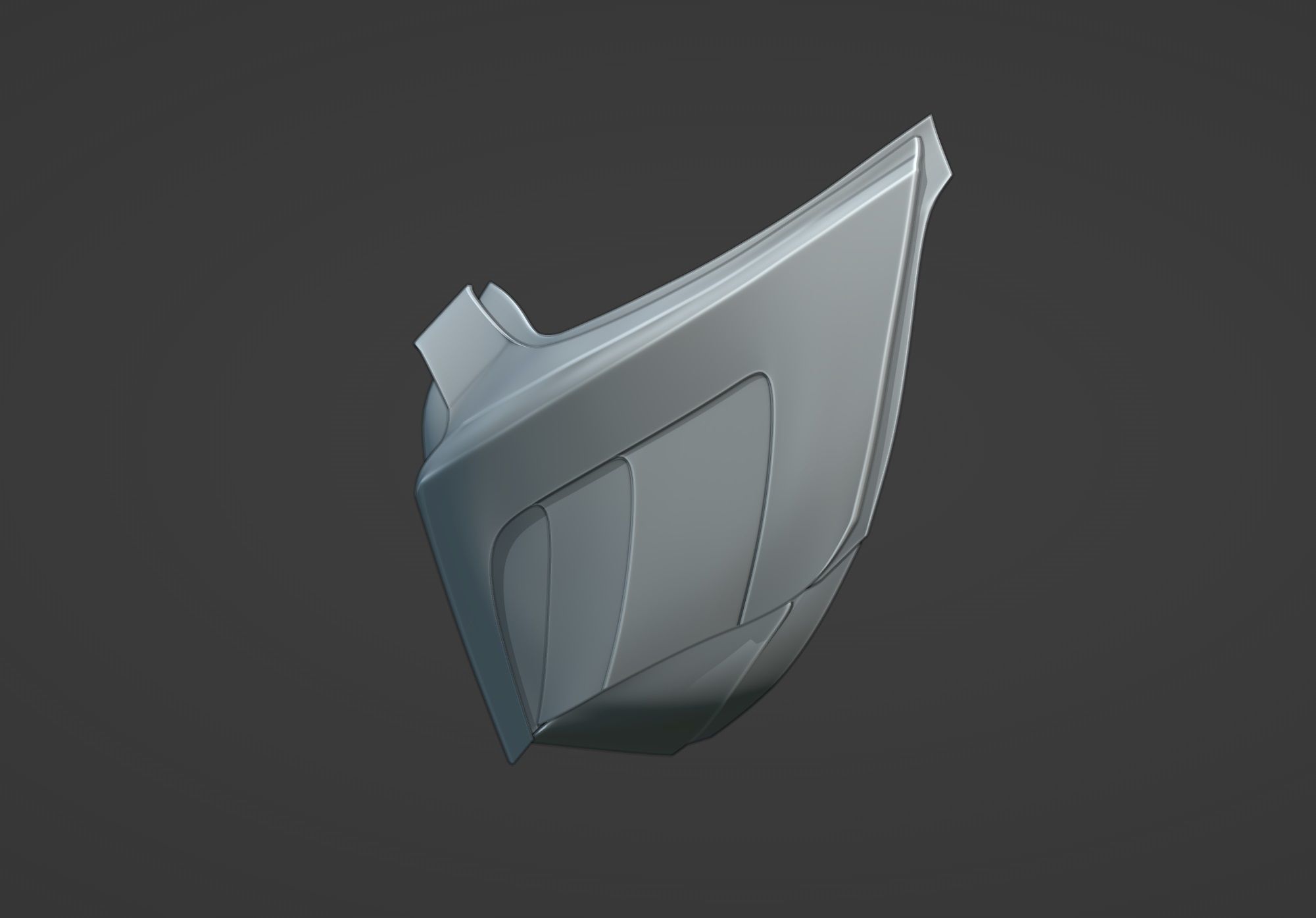 MK Scorpion Mask Low-poly 3D model_1