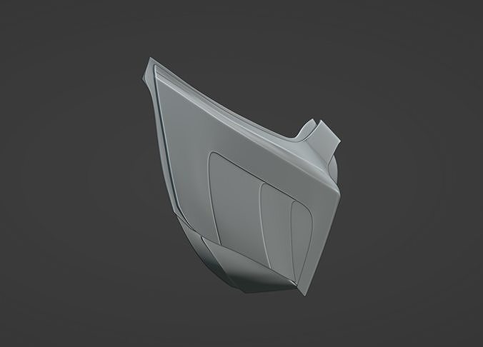 MK Scorpion Mask Low-poly 3D model