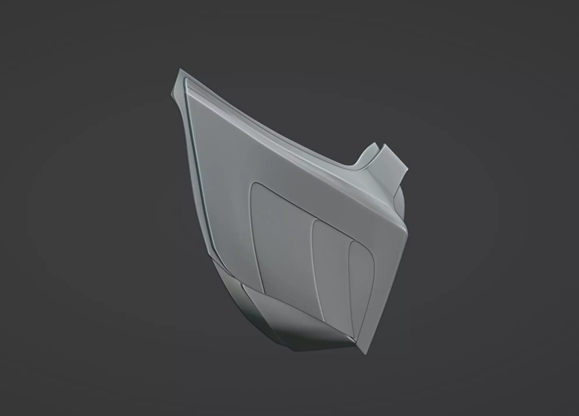 MK Scorpion Mask Low-poly 3D model_0