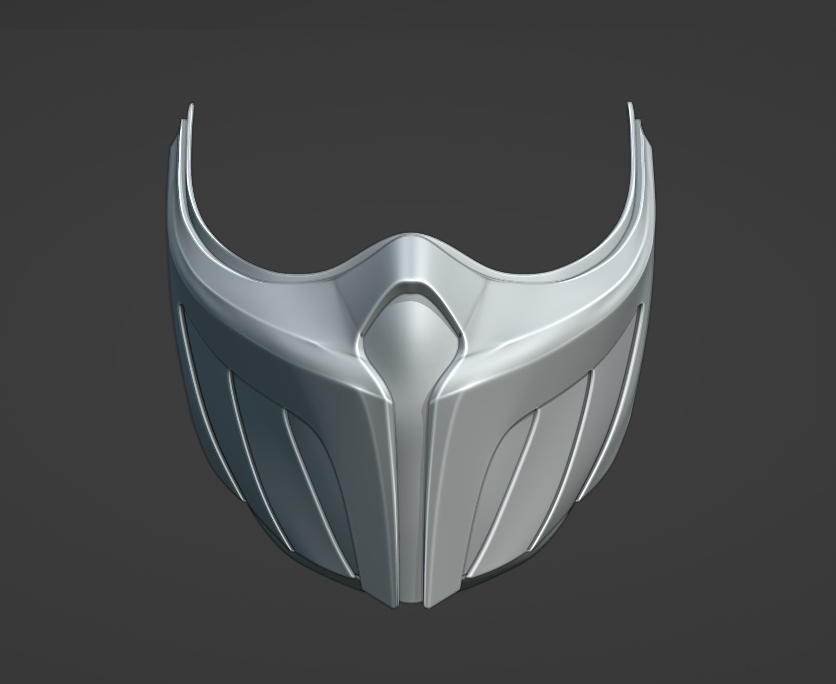 MK Scorpion Mask Low-poly 3D model_9