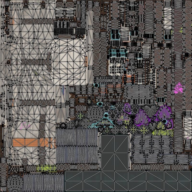 Bag 3x Fluorescent Jesterette Backpack 3D model_7