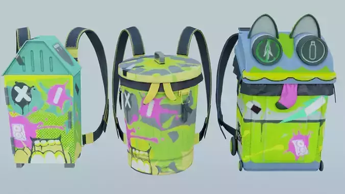 Bag 3x Recyclable Backpack