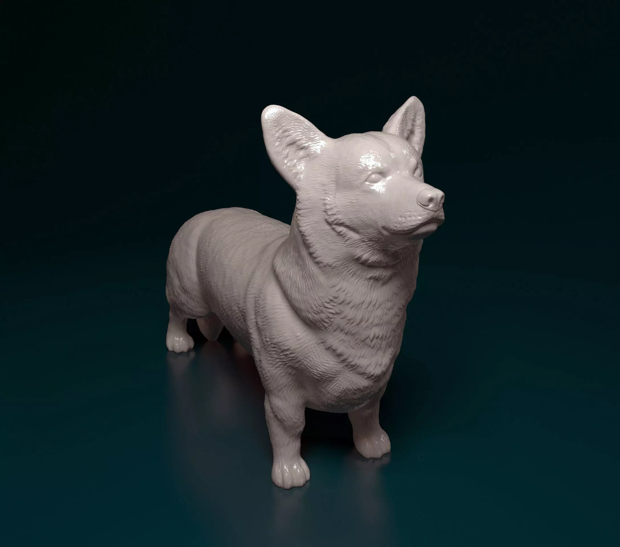 Welsh Corgi Pembroke  3D print model_0
