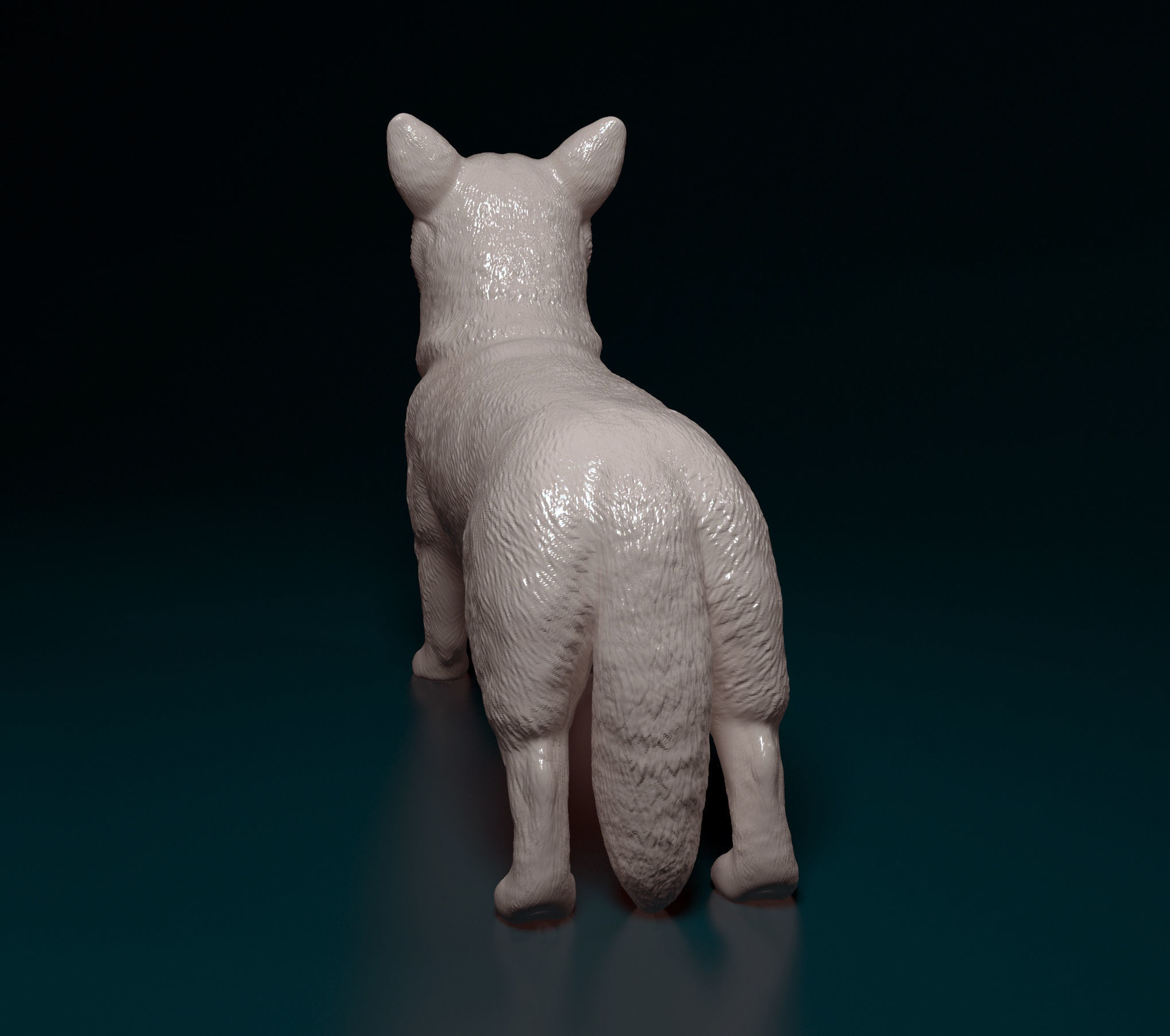 Welsh Corgi Pembroke  3D print model_4