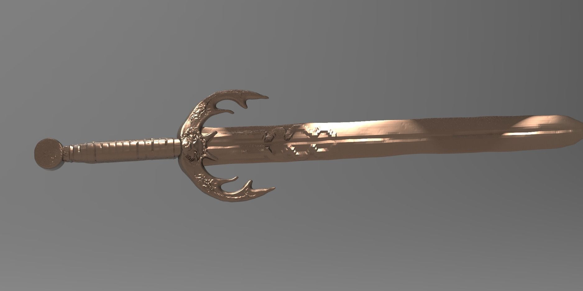 Angel low res Sword Fantasy  3D model_1