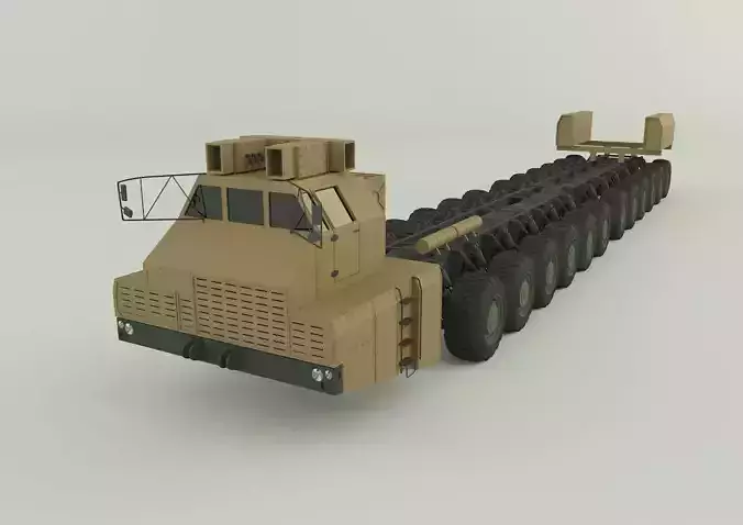Maz-7907 military vehicle