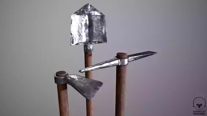 Farmer Tools Lowpoly