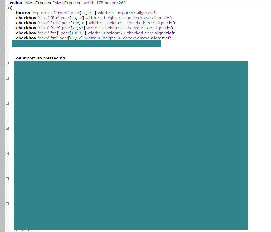 3dsmax Multiple Formats Export Plugin 3D model_12