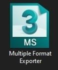 3dsmax Multiple Formats Export Plugin 3D model_11