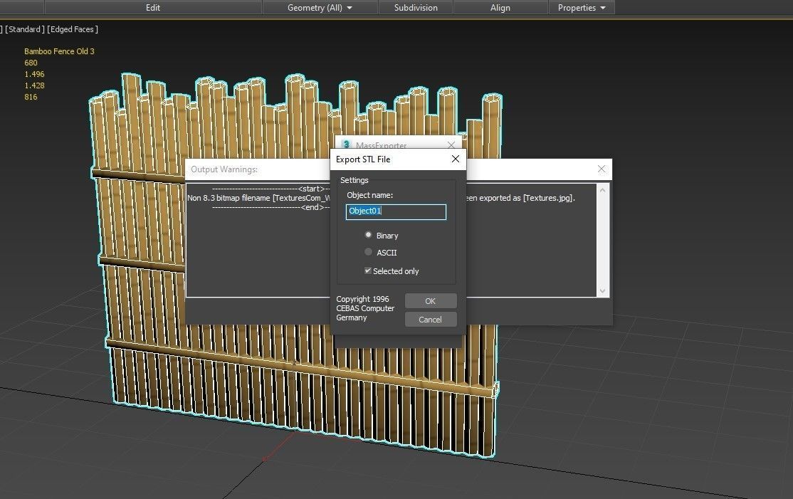 3dsmax Multiple Formats Export Plugin 3D model_10