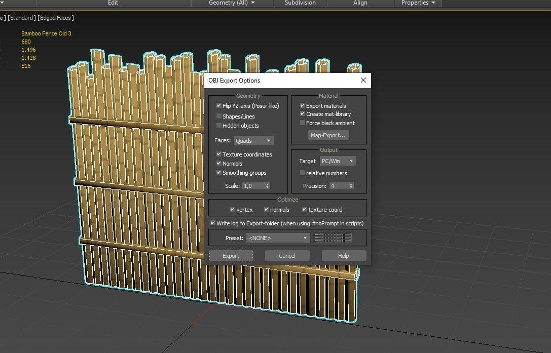 3dsmax Multiple Formats Export Plugin 3D model_7