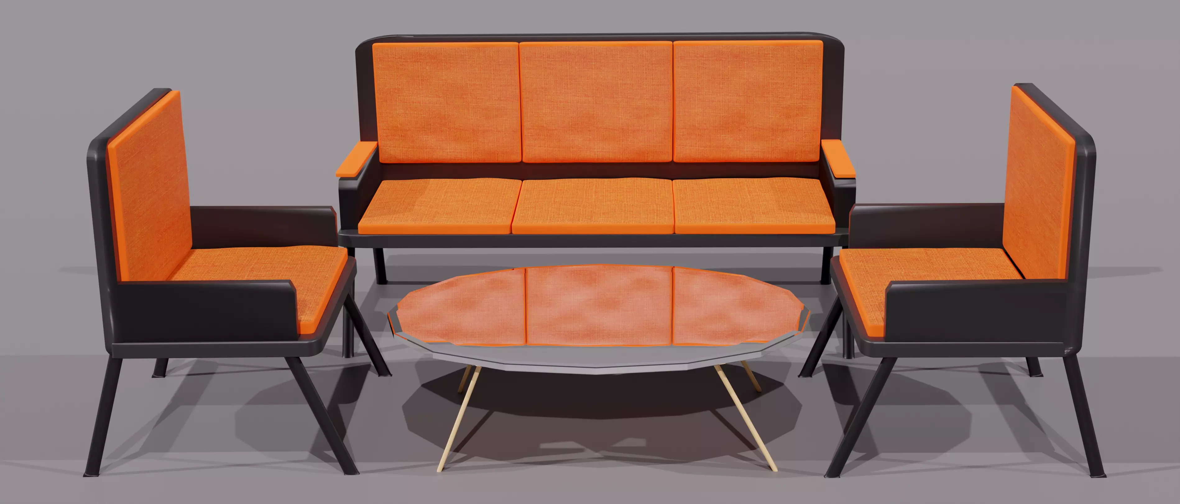 Sofa-Table Set 3D MODLE Free 3D model
