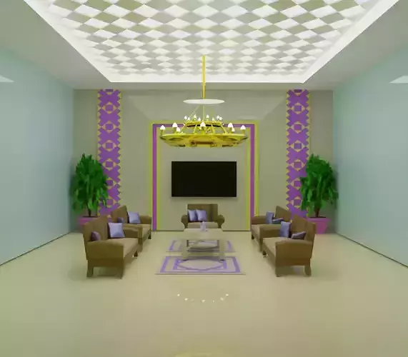 MyHOTEL living room with furniture and ceiling