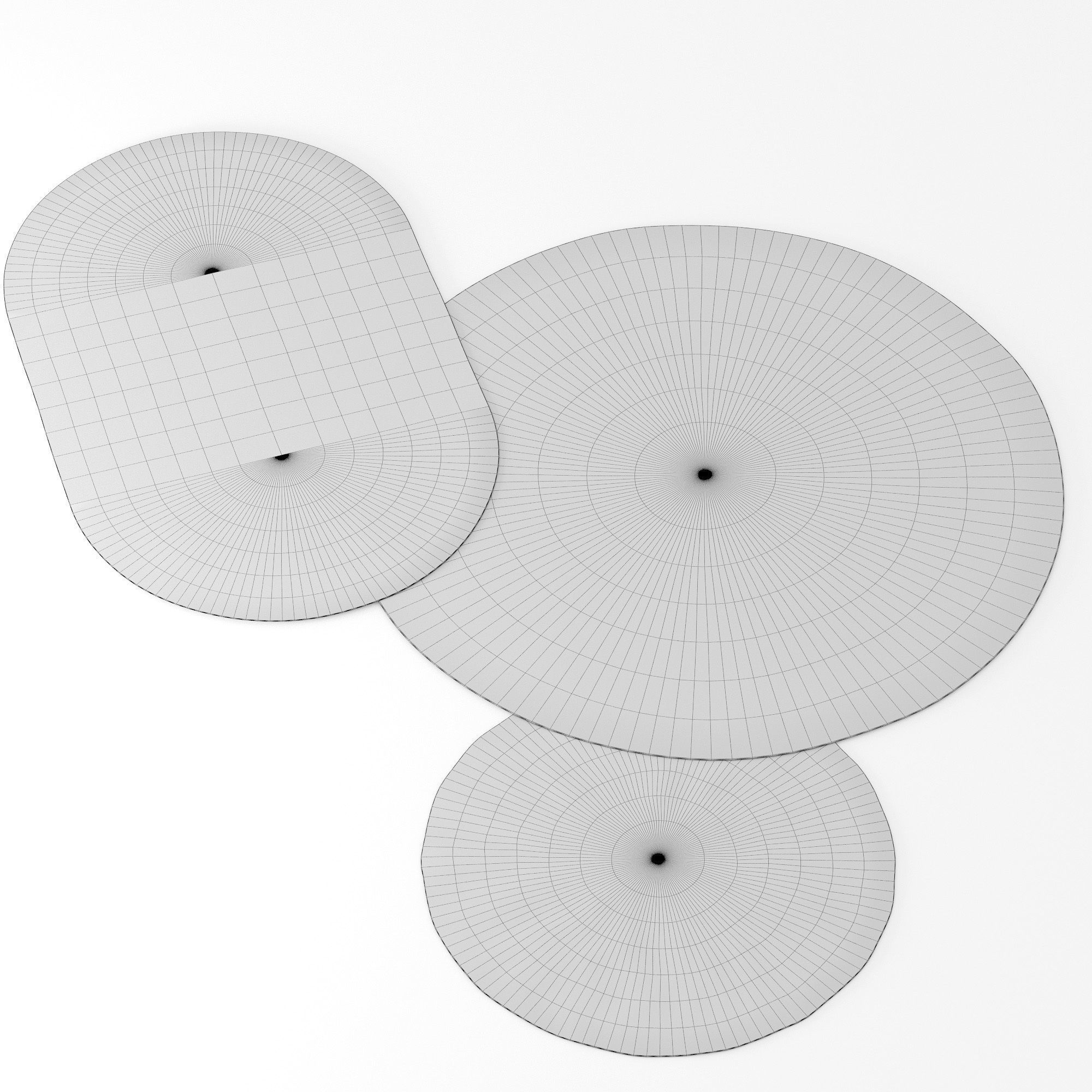 Carpet Jute set 01 3D model_7