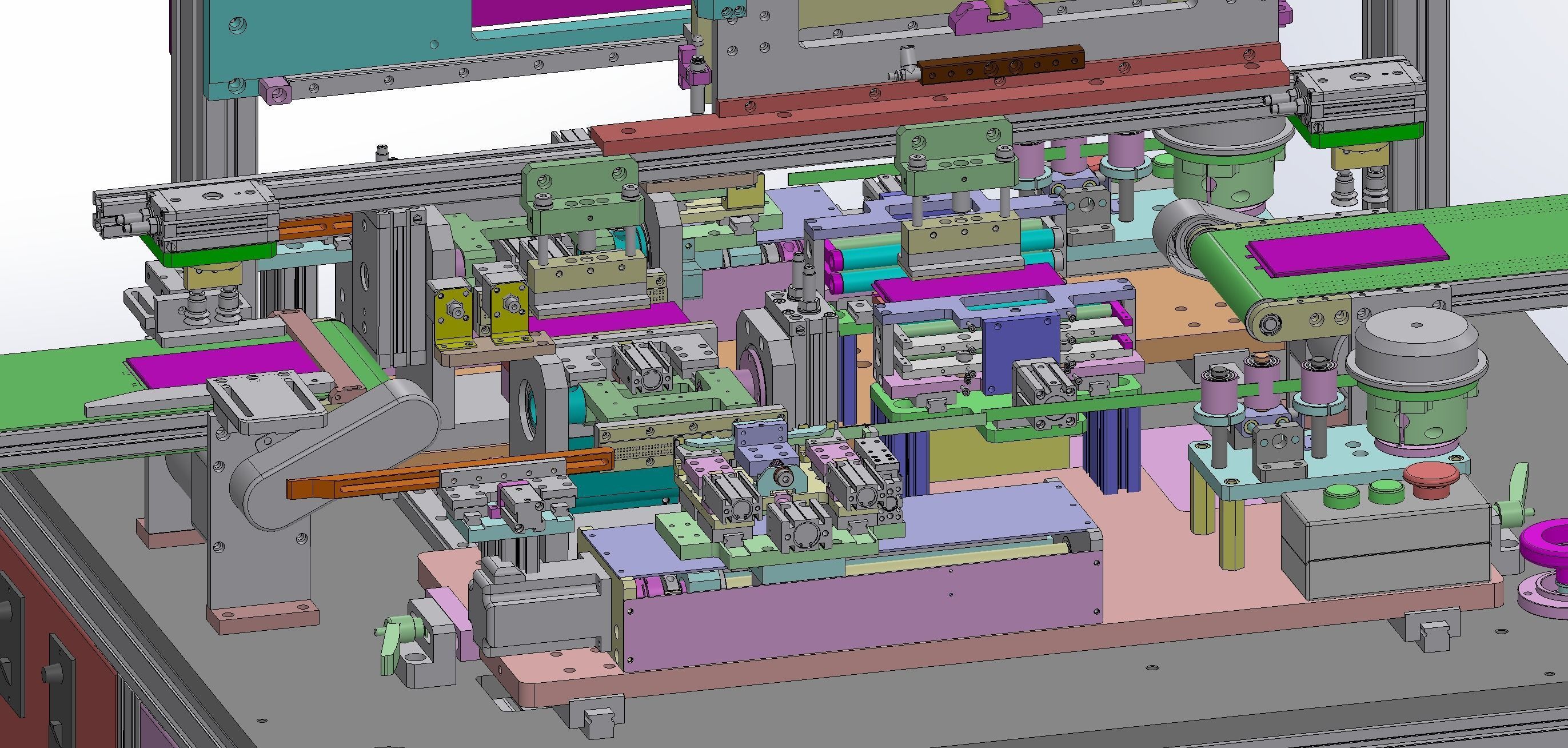 Battery tape fitting machine 3D model_7