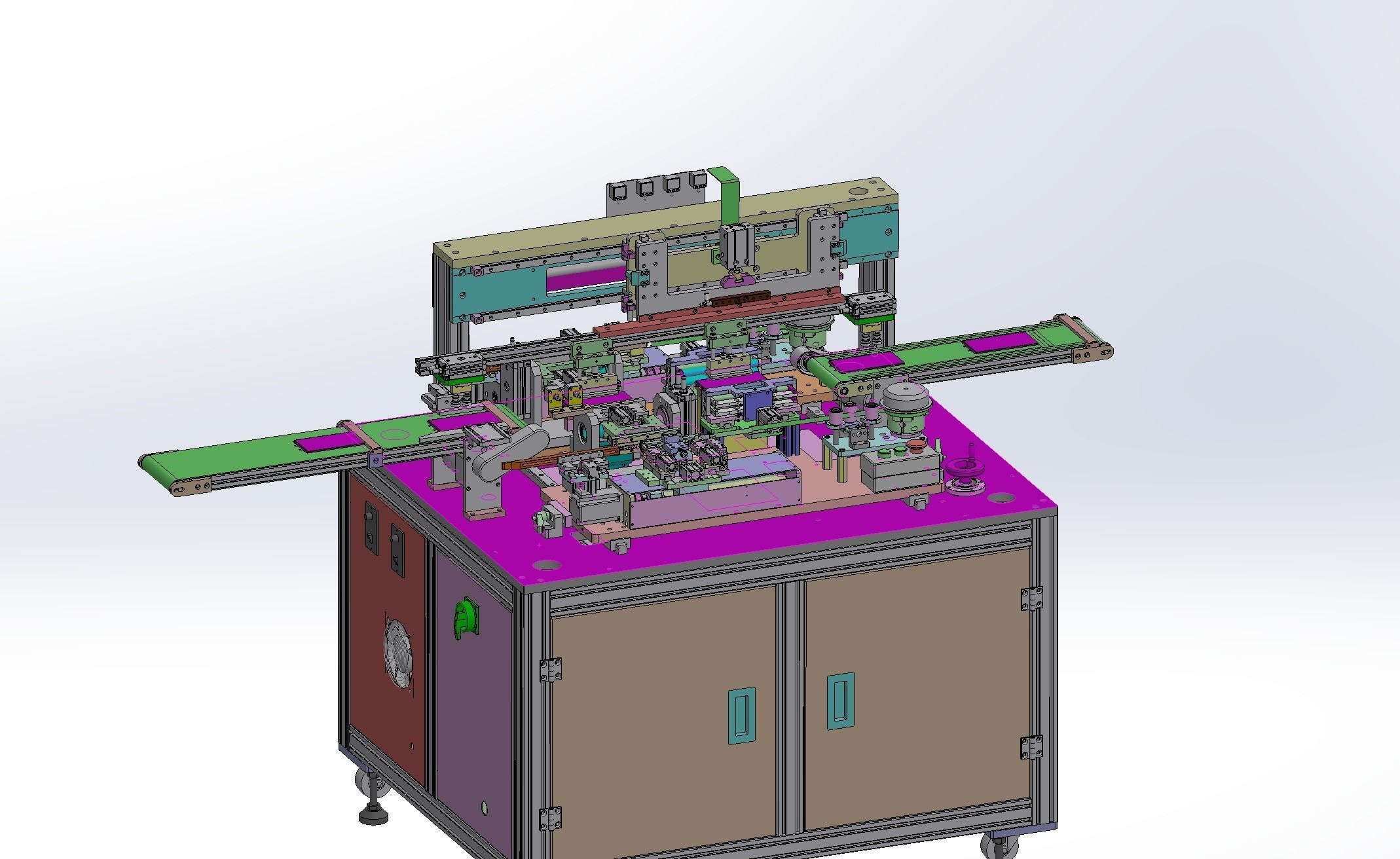 Battery tape fitting machine 3D model_6