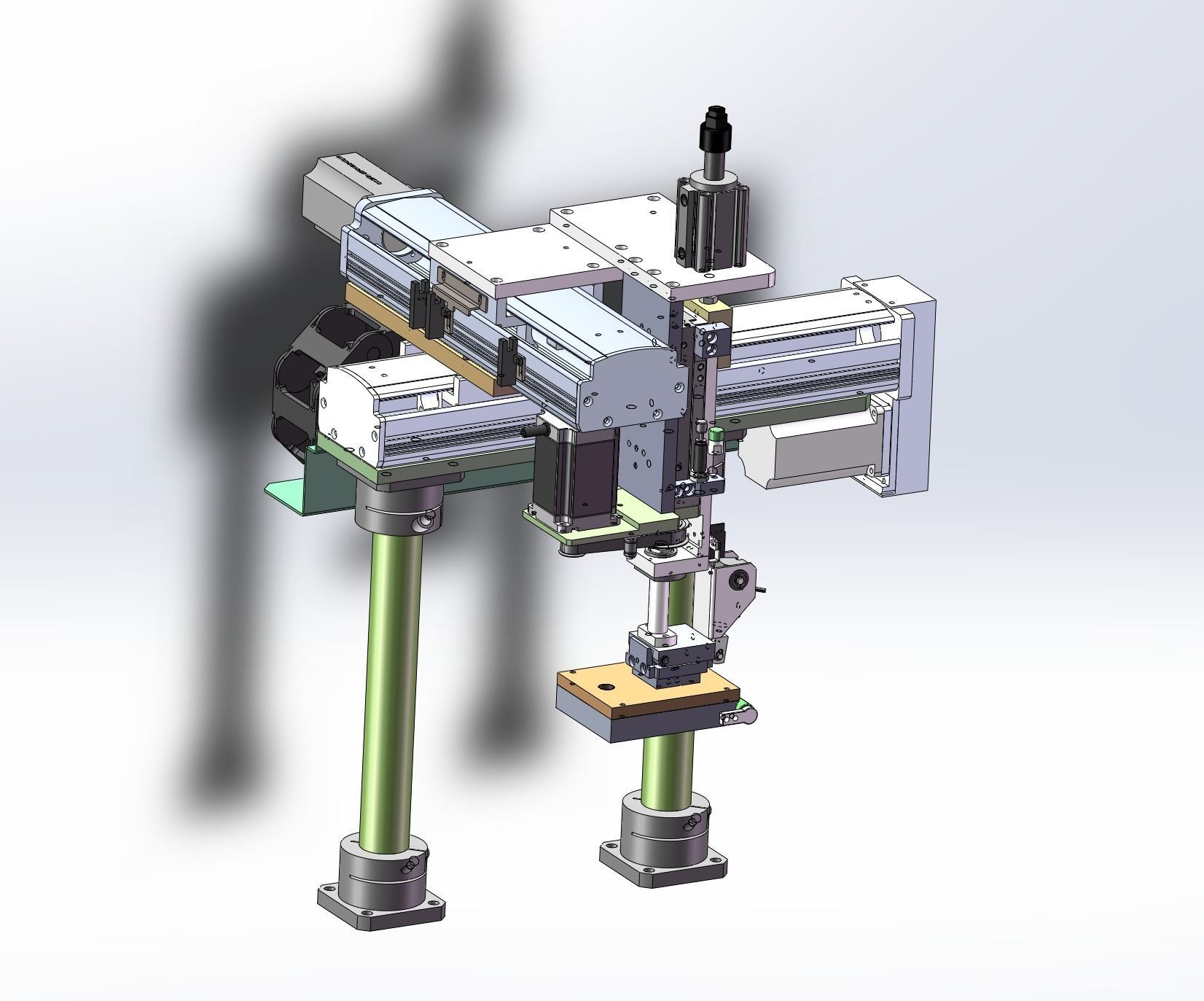 Battery tape fitting machine 3D model_19