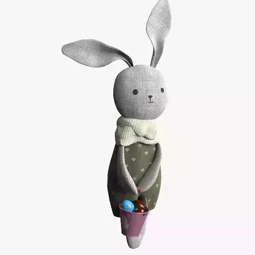 Easter bunny soft toy