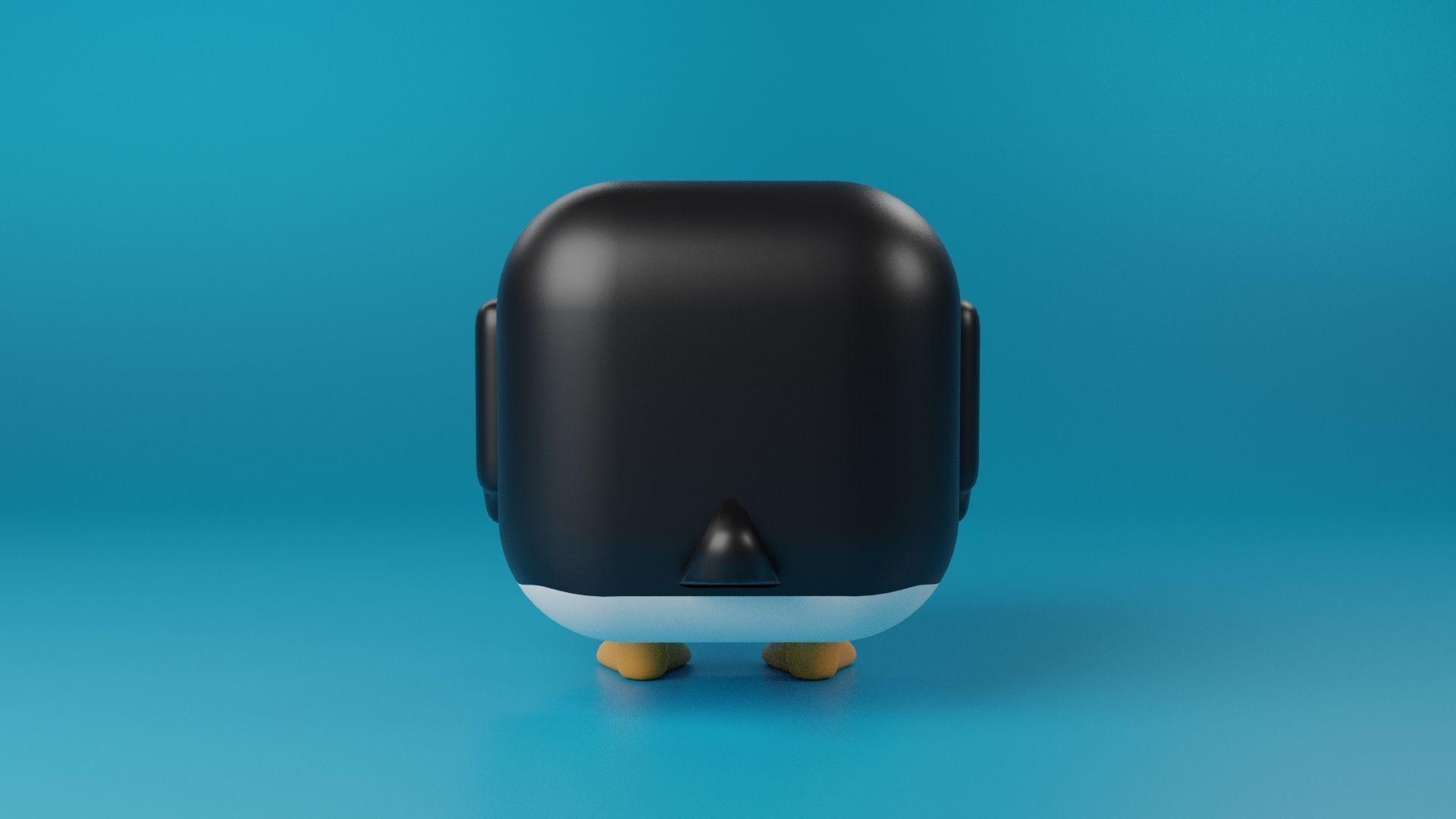 3D Cute cube character Animals pack 3D model_38