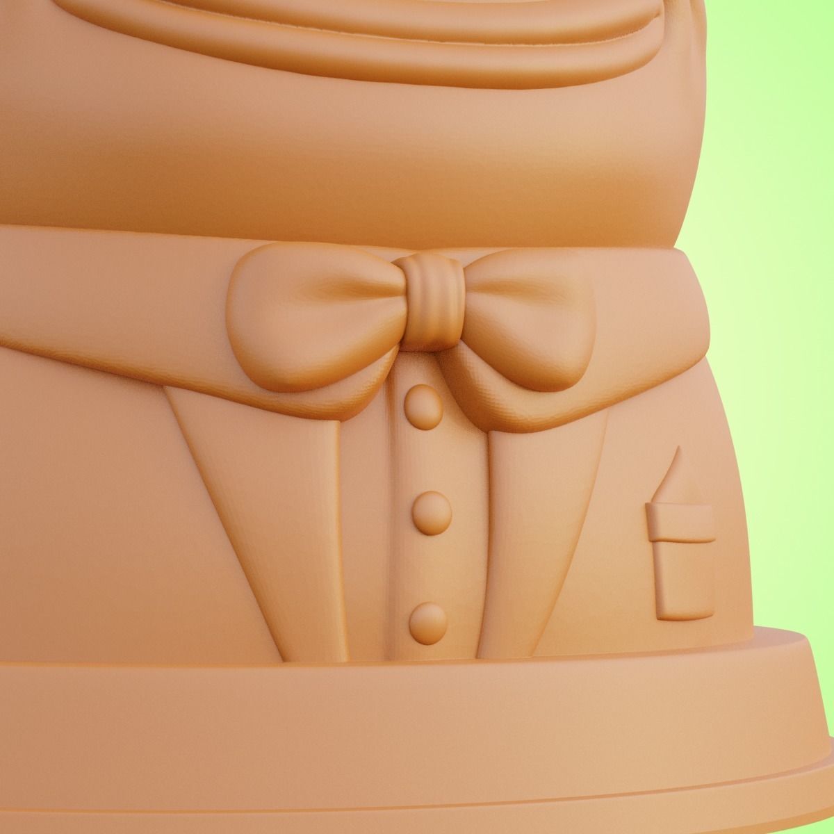 GENTLEMAN PEPE 3D print model_4