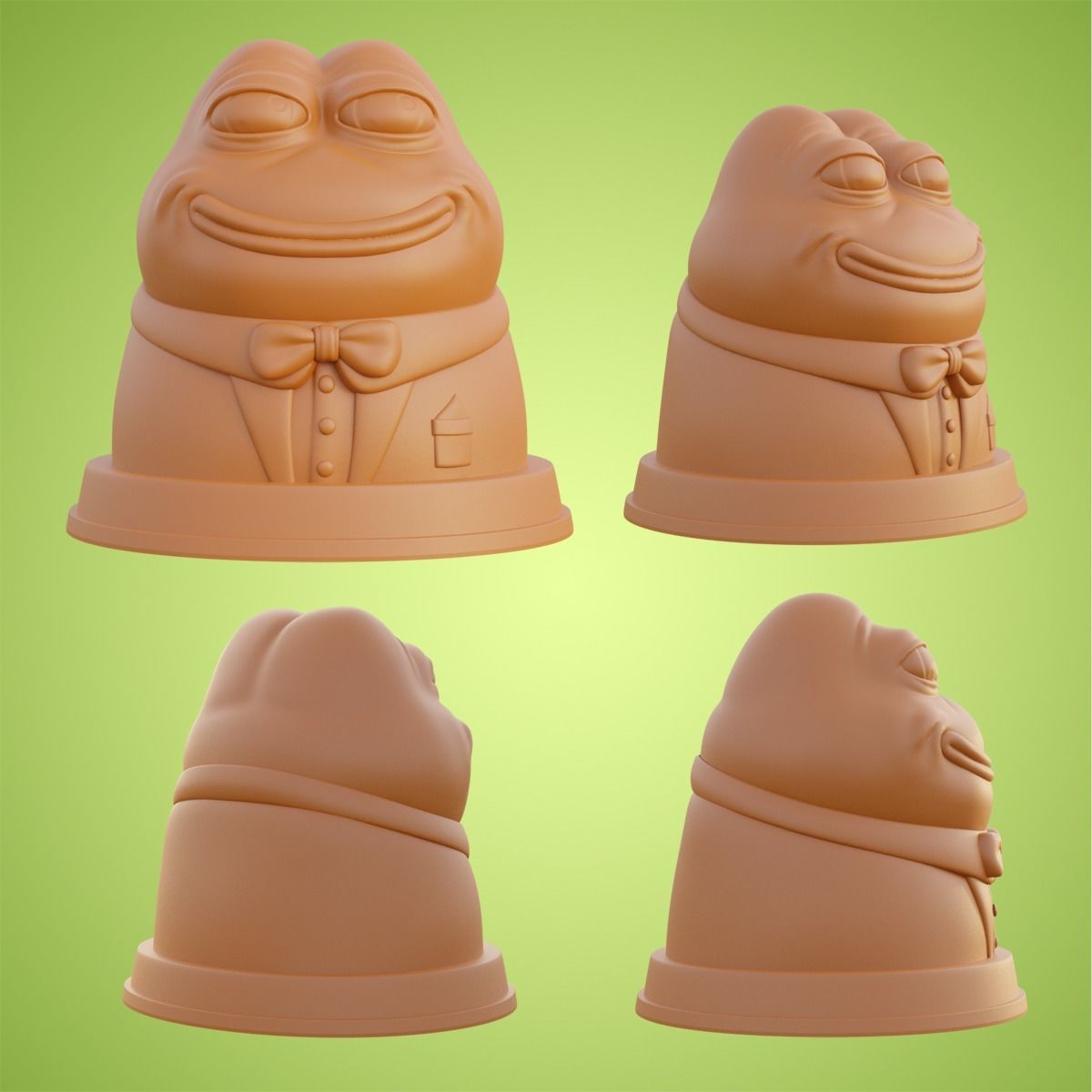 GENTLEMAN PEPE 3D print model_1