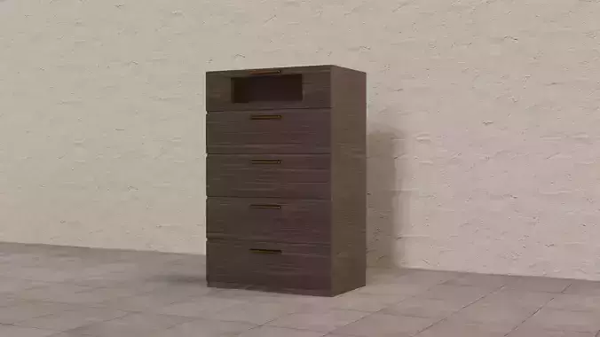 Chest Drawer  Low-poly 3D model