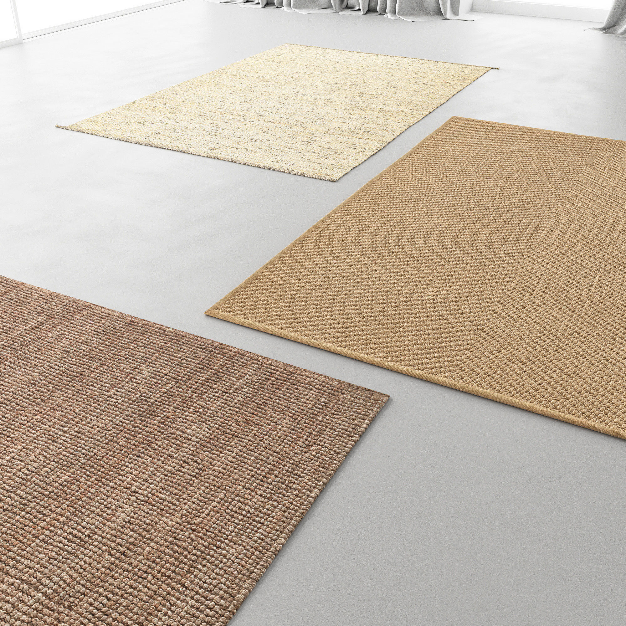 Carpet IKEA set 02 3D model_5