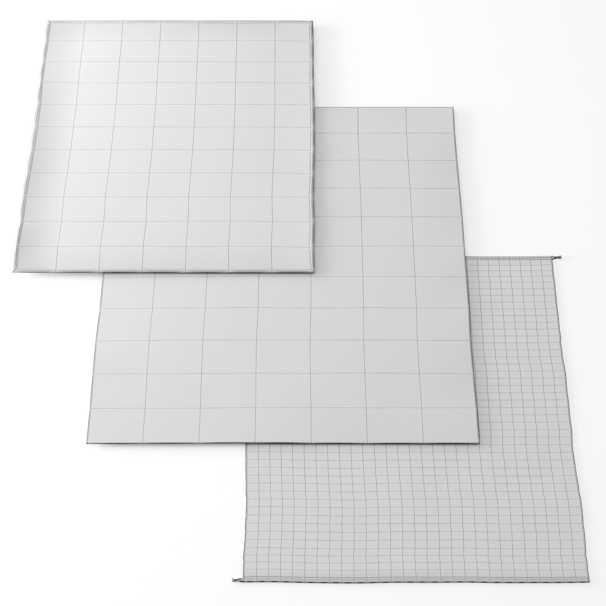 Carpet IKEA set 02 3D model_6