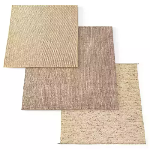 Carpet IKEA set 02 3D model