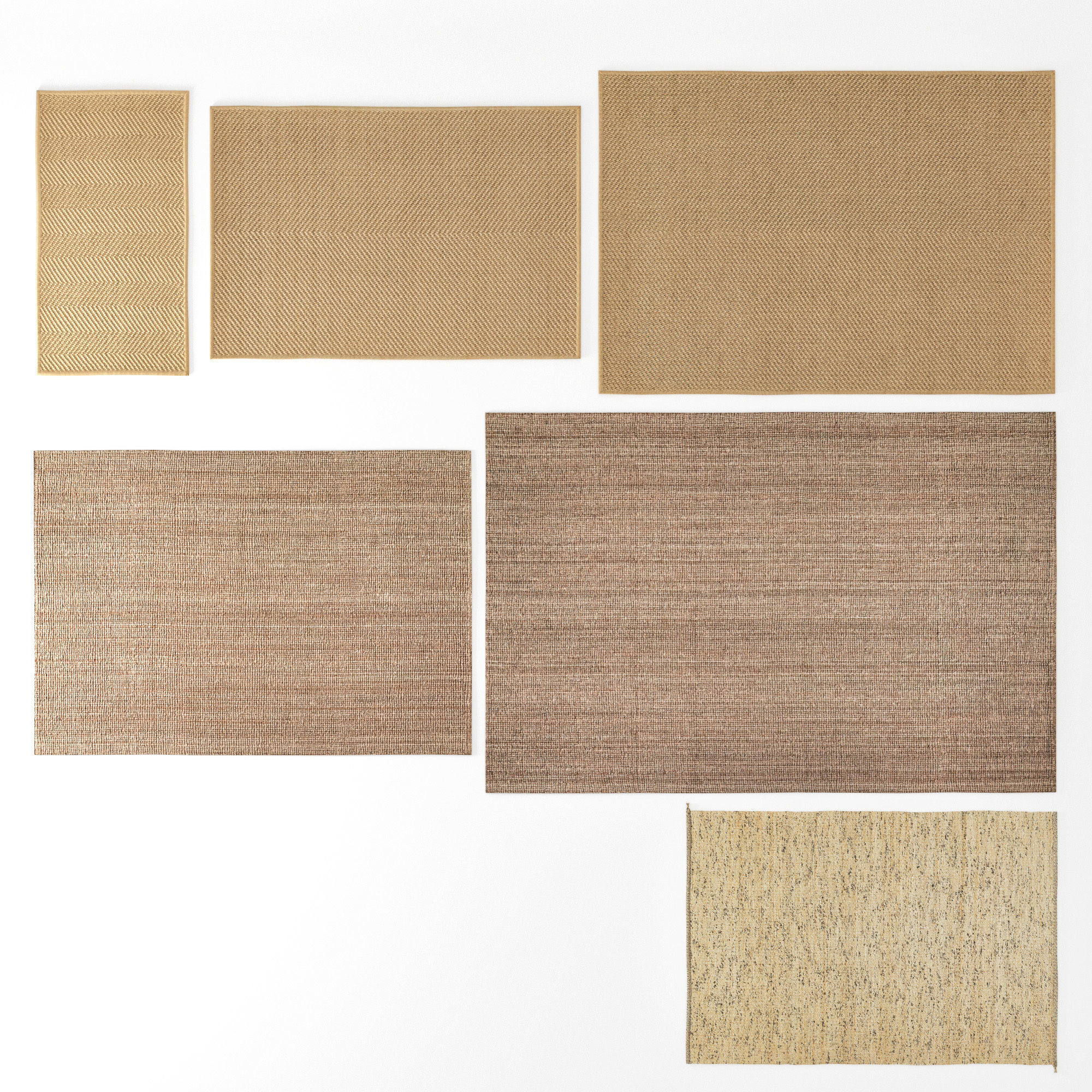Carpet IKEA set 02 3D model_1