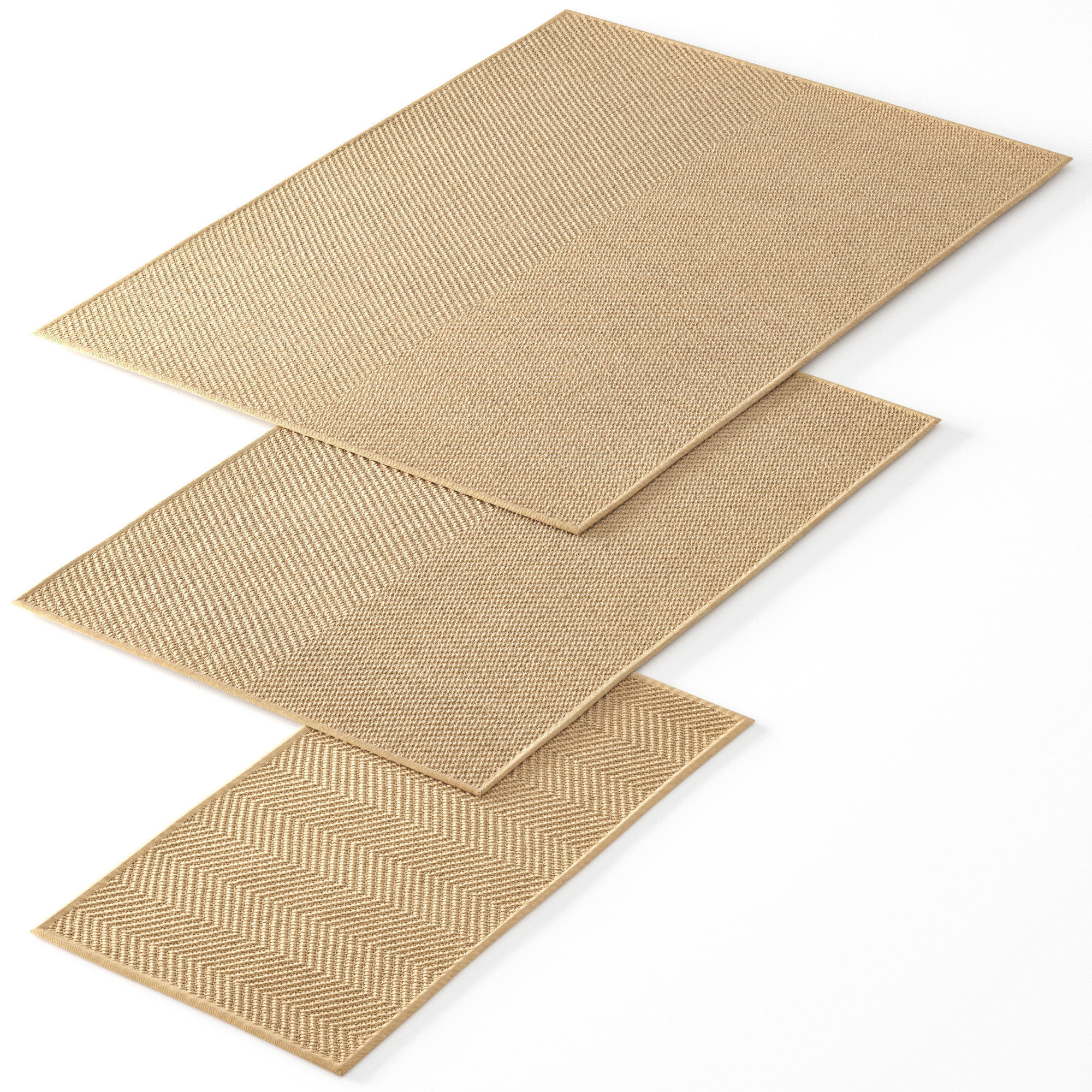 Carpet IKEA set 02 3D model_3